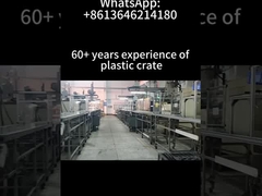 składane skrzynki składane układane nieustabilne obrotne plastikowe pojemniki