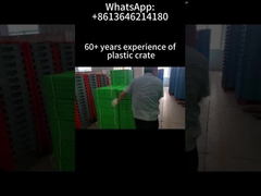 Składany składany plastikowy skrzynia do supermarketów Farm składany 600*400*220mm