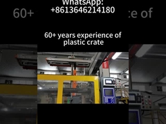 Składająca się, układająca się skrzynia z tworzyw sztucznych do łatwego transportu towarów rolnych