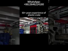 Plastikowa skrzynia składana, sztaplowana, do przechowywania, skrzynia transportowa, pojemnik z dołączoną pokrywą