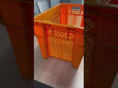 Plastikowe skrzynki do układania w stosy i gniazda ze wzmocnionym dnem i konstrukcją wentylacyjną