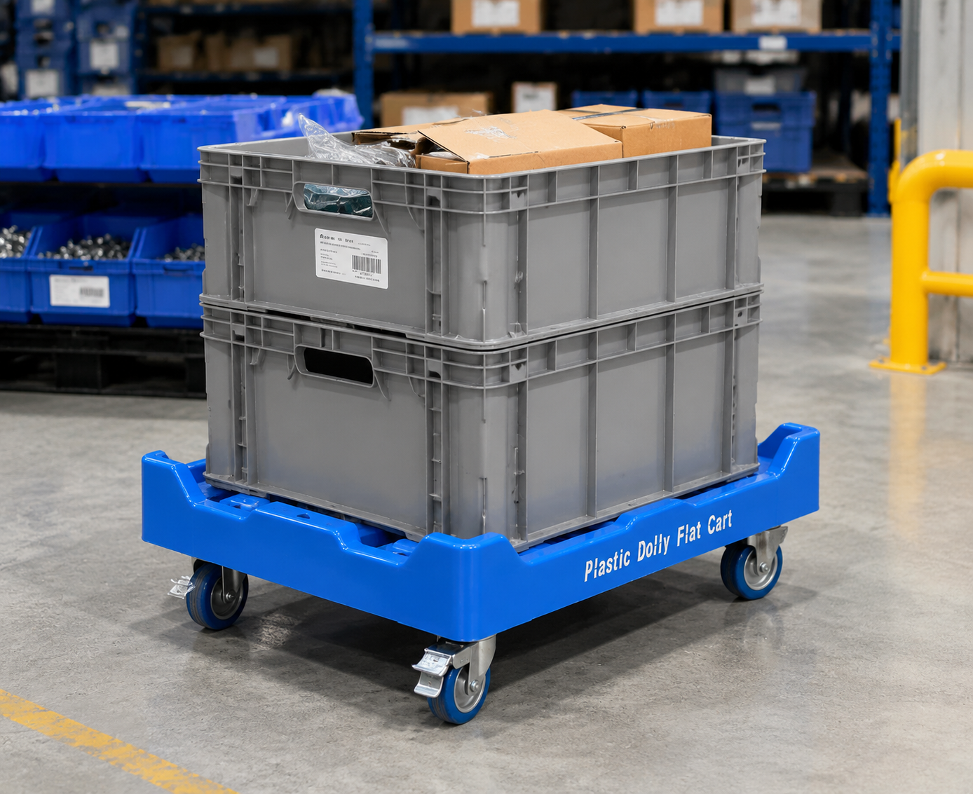 Najnowsze blogi firmy From Stationary Storage to Mobile Handling: How Dolly Carts Improve Container-Based Warehouse Workflows