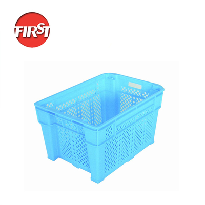 kupować Wielkość zewnętrzna 545*345*250mm Rolnictwo Plastikowa skrzynia do transportu warzyw produkcja online