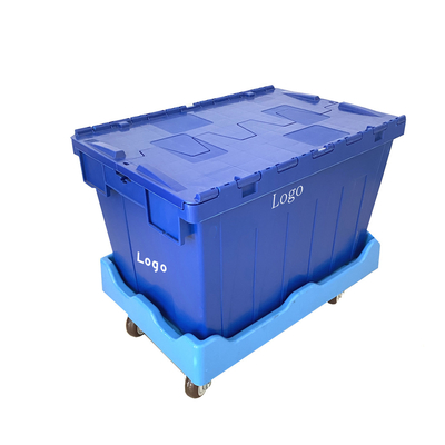 kupować Wyjściowy rozmiar 600*400*315mm Składany skrzynia do gniazdowania Skrzynia plastikowe PP Błękitne pudełko produkcja online