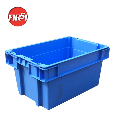 kupować Przechowywanie przemysłowe Transport 45L niebieskie plastikowe skrzynie do klasy produkcja online