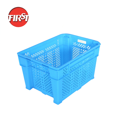 kupować NO Składająca się siatka plastikowa skrzynia obrotowa przechowywania towarów transportowych 545x345x250mm produkcja online