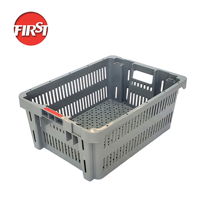 kupować Wytrzymałe, niestabilne plastikowe skrzynki 505*370*210mm Rozmiar wygodny do przenoszenia i wysyłki produkcja online