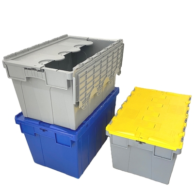 kupować PP plastikowa skrzynia nieprzepuszczalna z pokrywą pojemnik organizacyjny nadający się do recyklingu i zamknięcia produkcja online