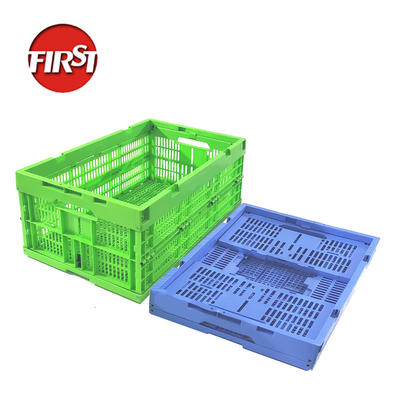 kupować 600x400x255mm Składany składany plastikowy skrzynia magazynowa układanie logistyczne opakowanie produkcja online