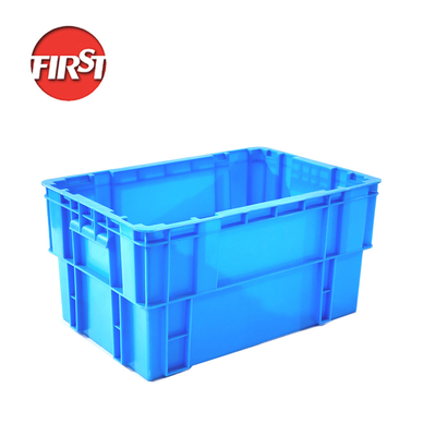 kupować PP Euro Box Stackable Industrial Crates Składnia magazynowa Plastic Supermarket Crates produkcja online