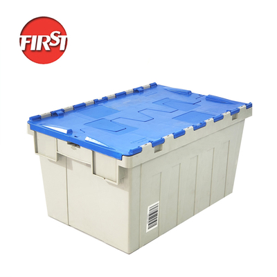 kupować Styl Solid Box FIRST 600*400*315mm Przenośny magazyn Nastalny i układający się plastikowy skrzynia z pokrywą produkcja online
