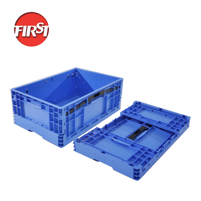 kupować Solidne składane składane ciężkie plastikowe skrzynki magazynowe 565x365x215mm produkcja online