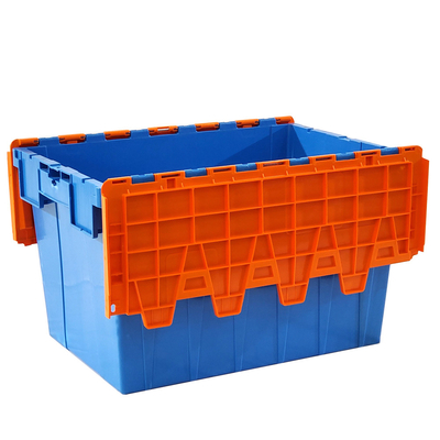 kupować 600x400x365mm Plastic Logistic Container Storage Tote Box Storage Crate Folding produkcja online