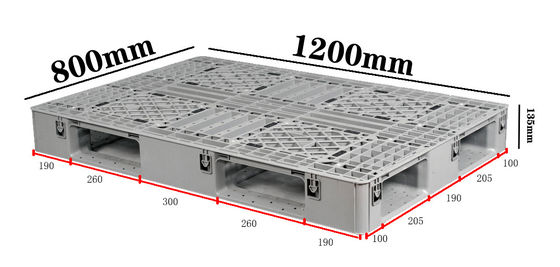 kupować PP Palety przemysłowe o pojemności 1200×800 mm produkcja online