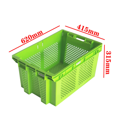 Ręcznik PP Plastic Turnover Box Nesting Stacking Storage Nesting Crates Plastic Bin