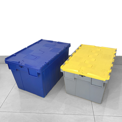Wielokrotnie używane plastikowe skrzynki przewozowe Magazynowanie magazynowe 640x542x600mm 171 litrów