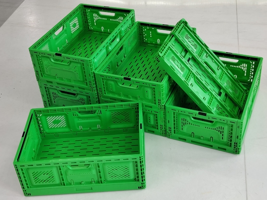 570x370x210mm Małe składane plastikowe skrzynki owocowe składane Rolnictwo