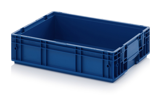 600x400mm VDA Plastic Turnover Box KLT Stackable Injection Recycle PP EUR Plastikowe pojemniki